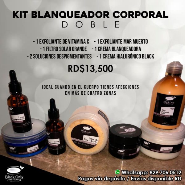 Kit Blanqueador Corporal Doble
